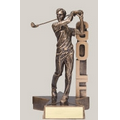 Male Golf Billboard Resin Series Trophy (8.5")